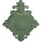 Ekena Millwork Quentin Ceiling Medallion, Hand-Painted Athenian Green, 23 1/2"W x 12 1/4"H x 1 1/2"P CM23RO1AGF - alternate 3